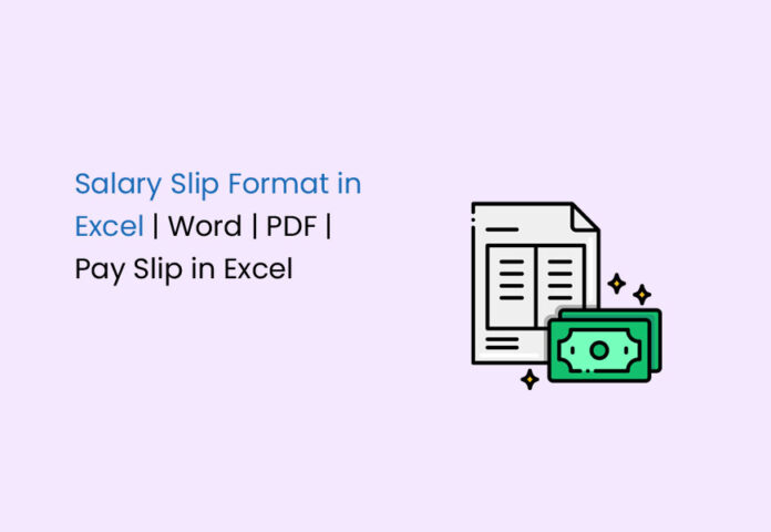 salary slip format